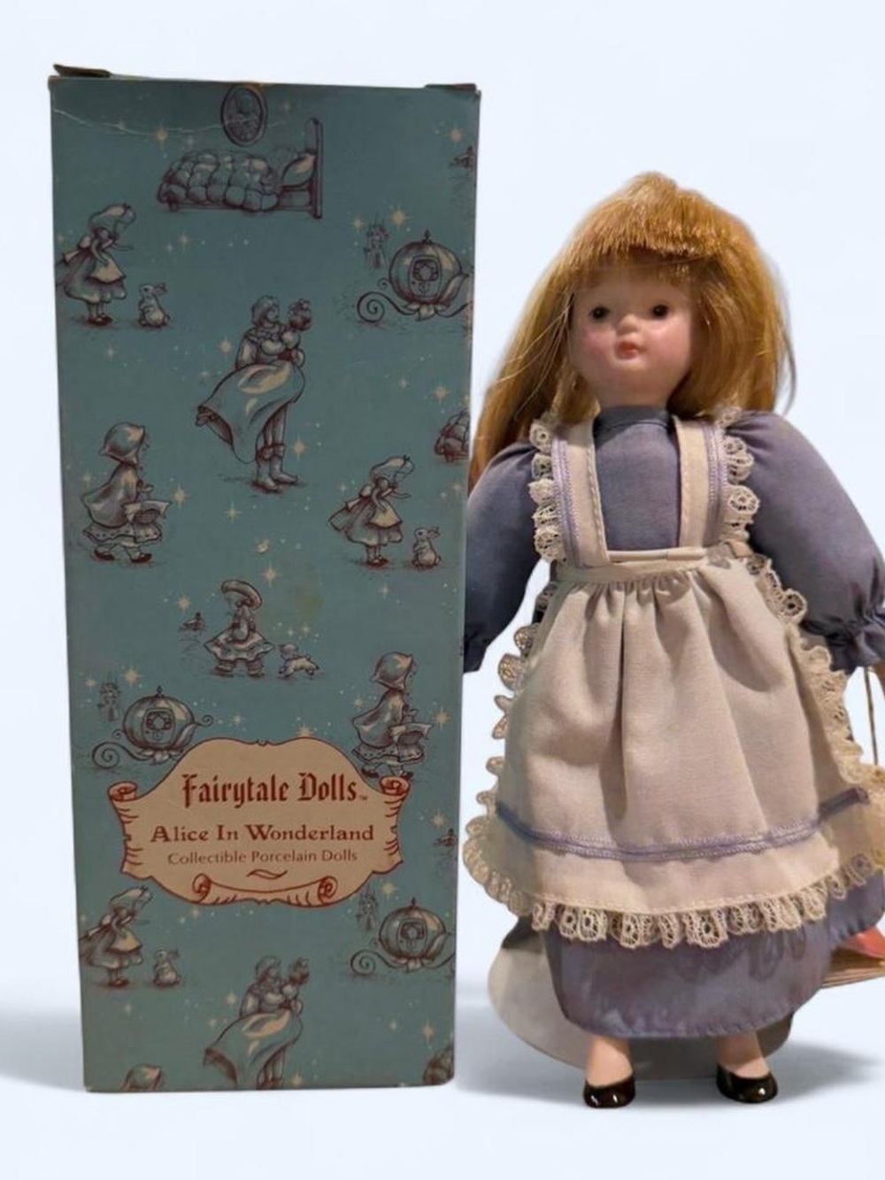 Vintage Russ Berrie Porcelain Doll Alice in Wonderland